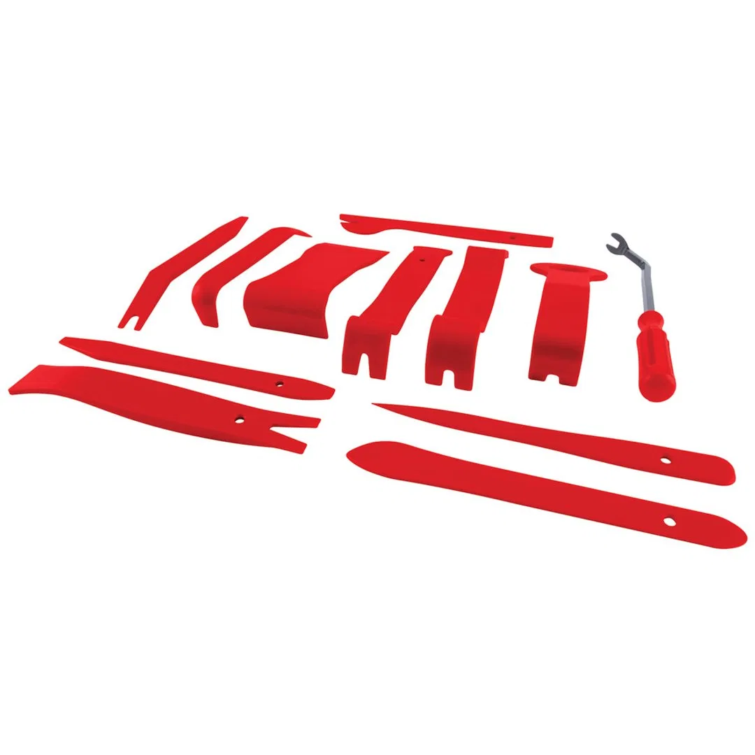 W1760 – PERFORM TOOL Tool Set, For Removing Car Stereo Trim/ Door/ Dashboard Panels/ Moldings/ Trim Clips 12 Pieces 1...